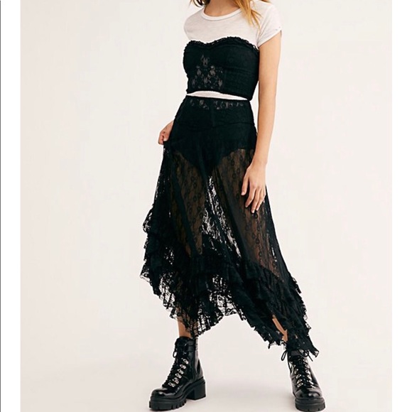 Free People Dresses & Skirts - NWT RARE free people lace boho top and skirt set